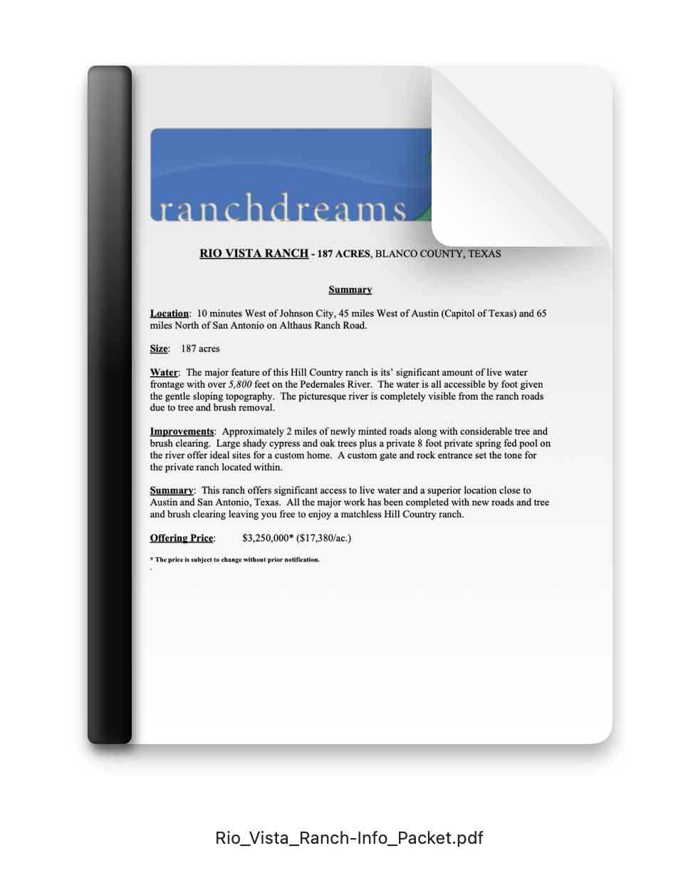Download Info Packet in PDF Format